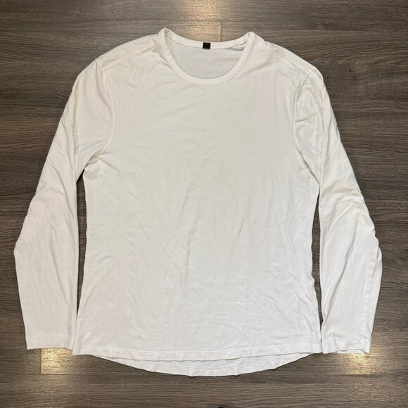 Lululemon Men's 5 Year Basic Long Sleeve - White - Picture 2 of 5